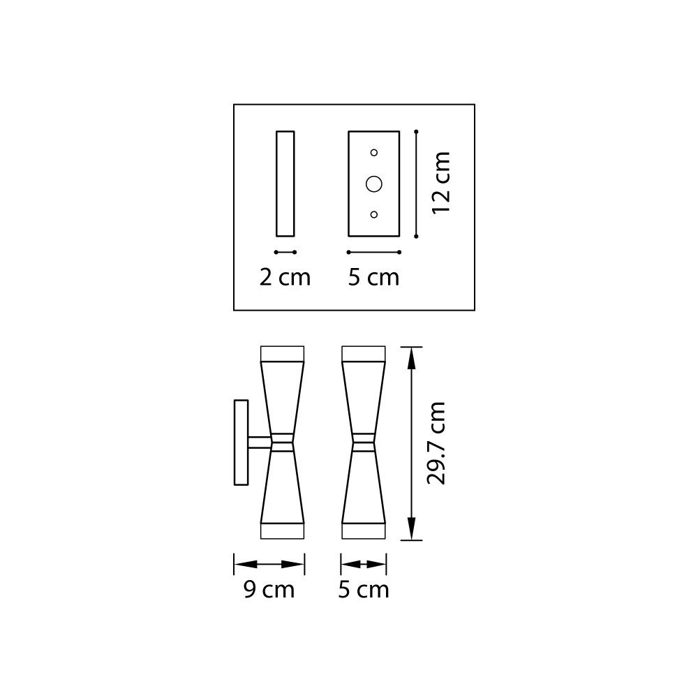 Lightstar (MB1220-2W) Бра PUNTO 2х7W G9 (Led) ХРОМ (в комплекте) Lightstar (MB1220-2W) Бра PUNTO 2х7W G9 (Led) ХРОМ (в комплекте)